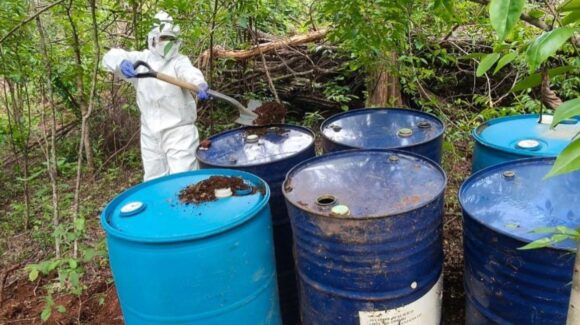 Aseguran 3 áreas de almacenamiento de químicos en Culiacán y Cosalá