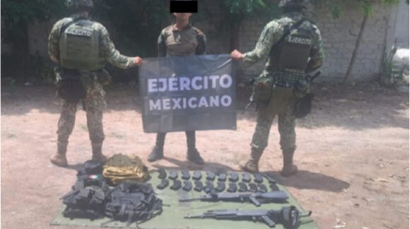 Aseguran arsenal y detienen a un hombre en Elota durante operativo