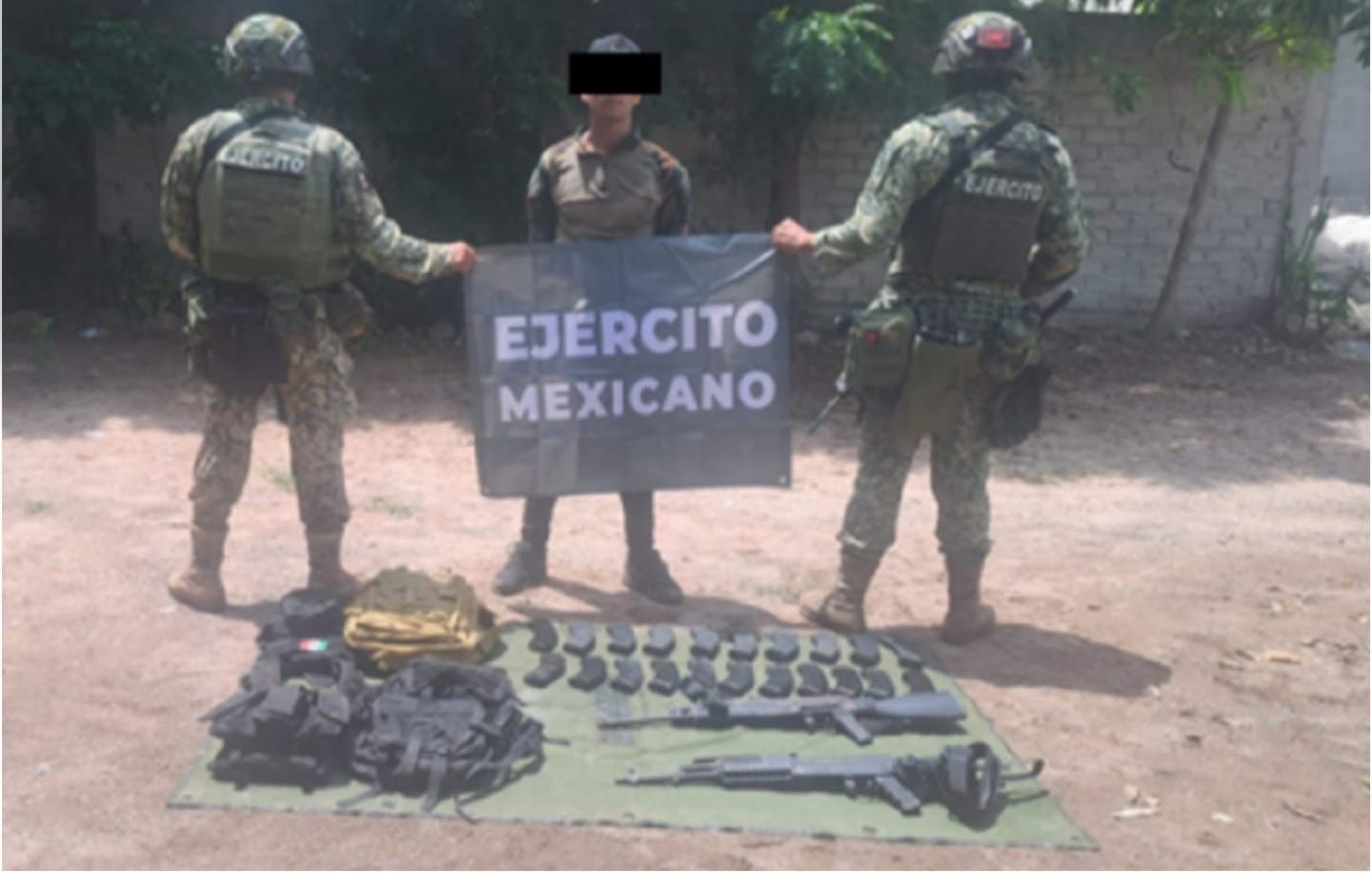 Aseguran arsenal y detienen a un hombre en Elota