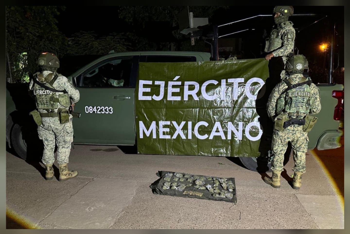 Aseguran droga y municiones en operativos en Guamúchil y Rosario