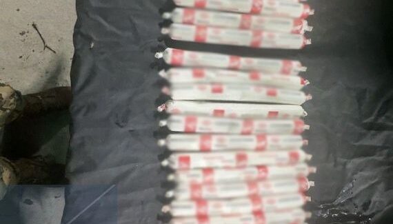 Aseguran elementos de la Marina kilogramos de explosivos abandonados en Concordia