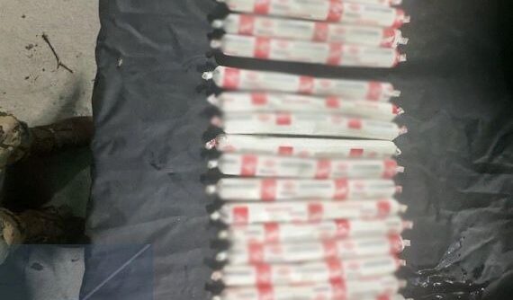 Aseguran elementos de la marina kilogramos de explosivos abandonados en Concordia