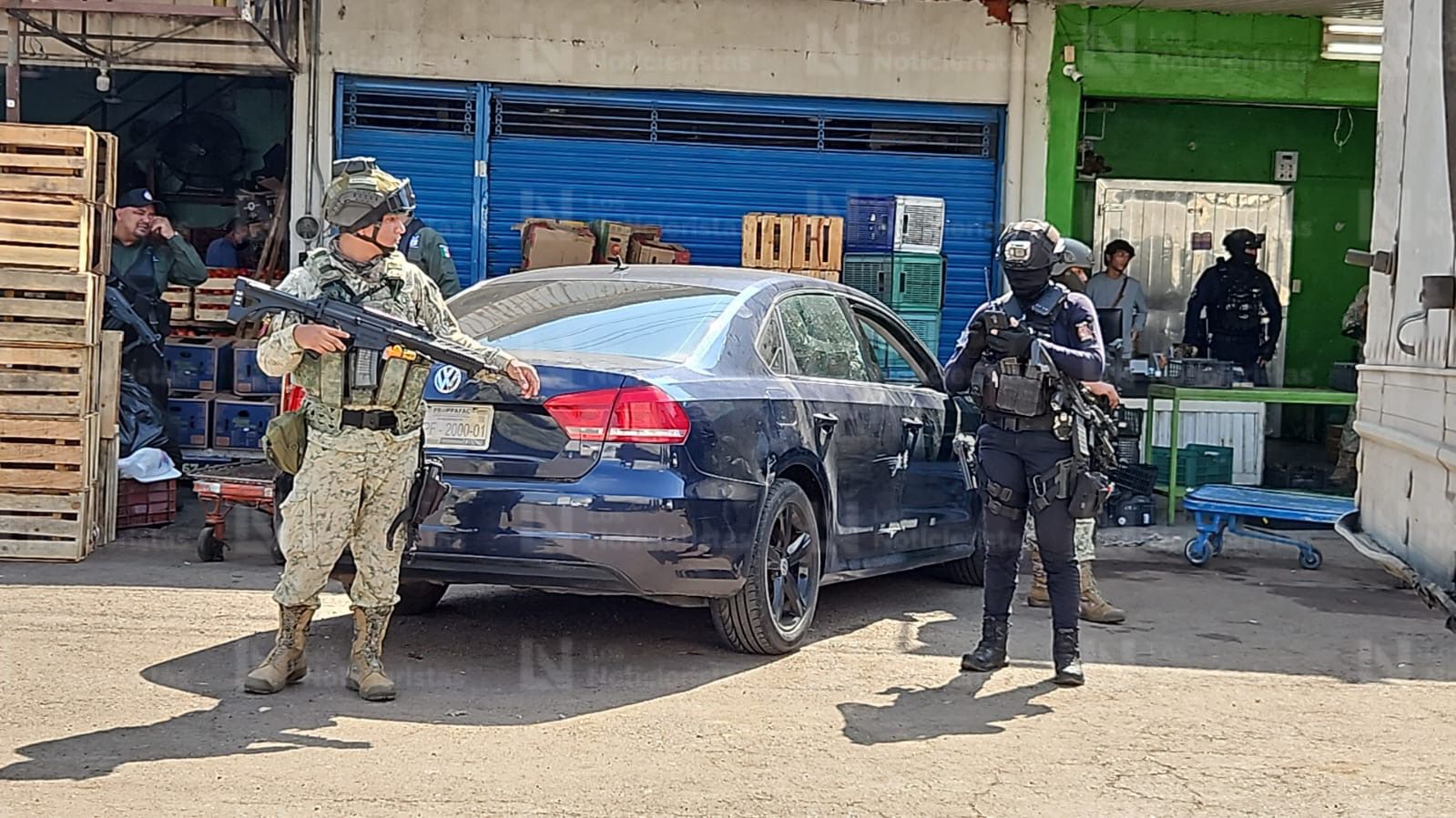 Ataque a balazos a empleados en el Mercado de Abastos en Culiaçán