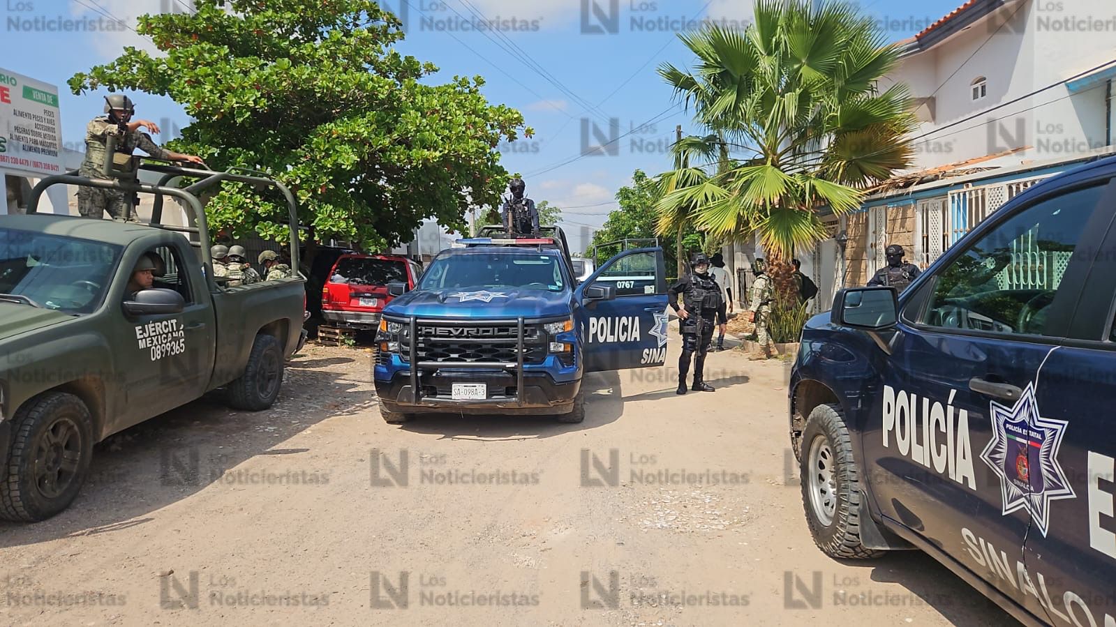 Ataque armado en la colonia Felipe Ángeles en Culiacán
