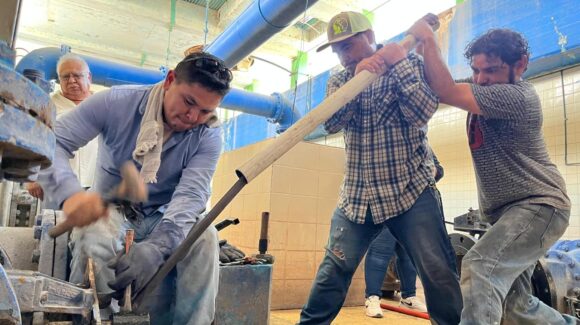 Avanzan trabajos de mantenimiento y modernización de plantas potabilizadoras en Ahome