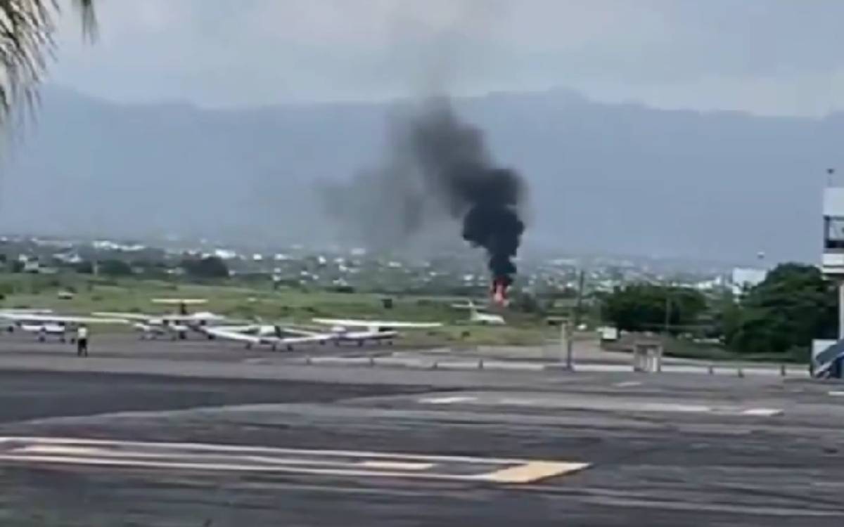 Avioneta se accidenta durante aterrizaje en aeropuerto de Cuernavaca