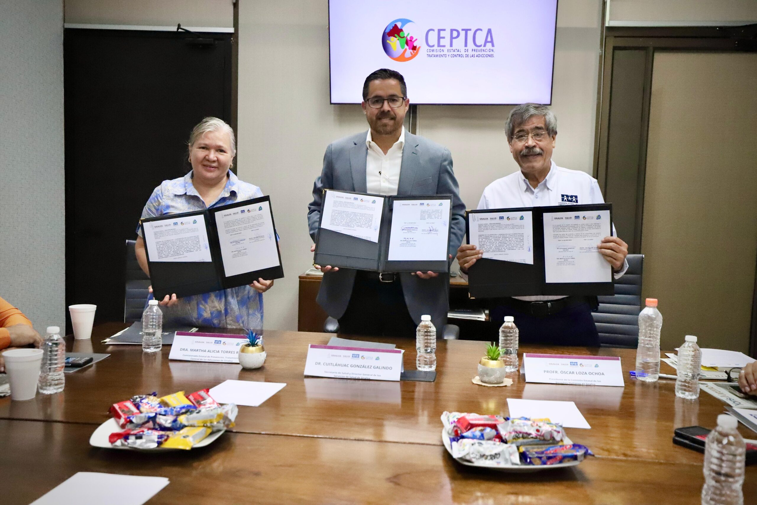 Firman convenio entre SSA y CEDH