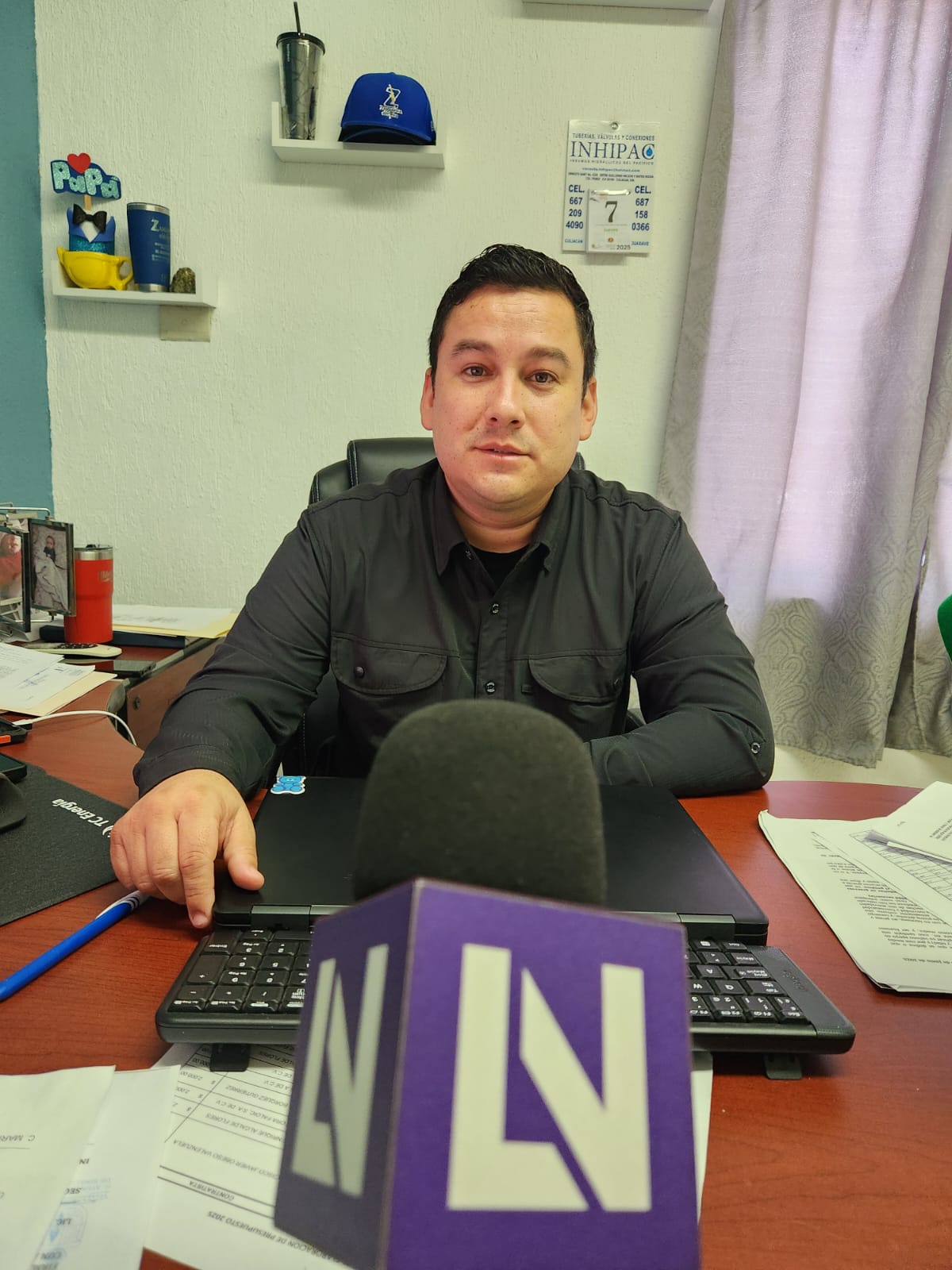 Carlos Eduardo Bracho Garcia gerente de la Junta Municipal de Agua Potable y Alcantarillado de Sinaloa