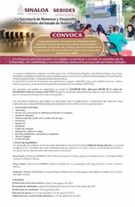 Convocatoria para proyectos productivos para desplazados