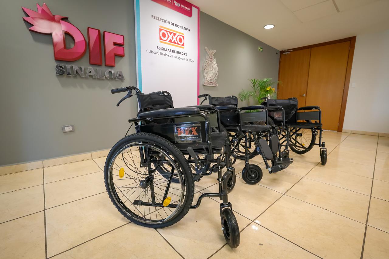 DIF Sinaloa recibe donación de Tiendas Oxxo
