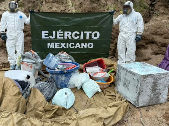 Decomisan un inmueble con drogas en Culiacán