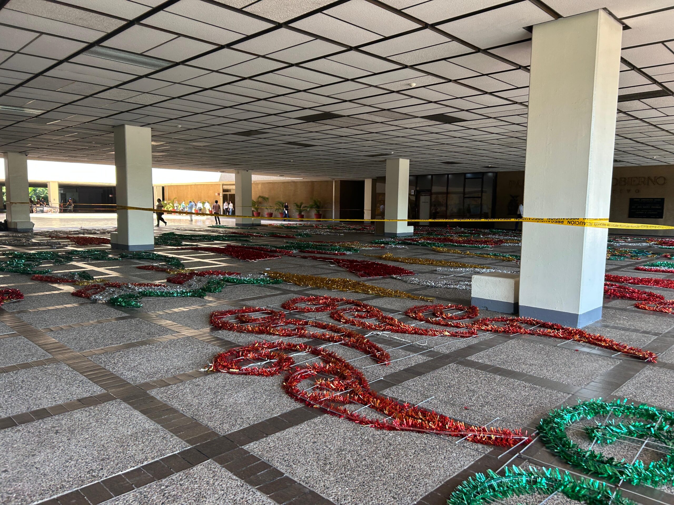 Decoración para mes de septiembre Palacio de Gobierno