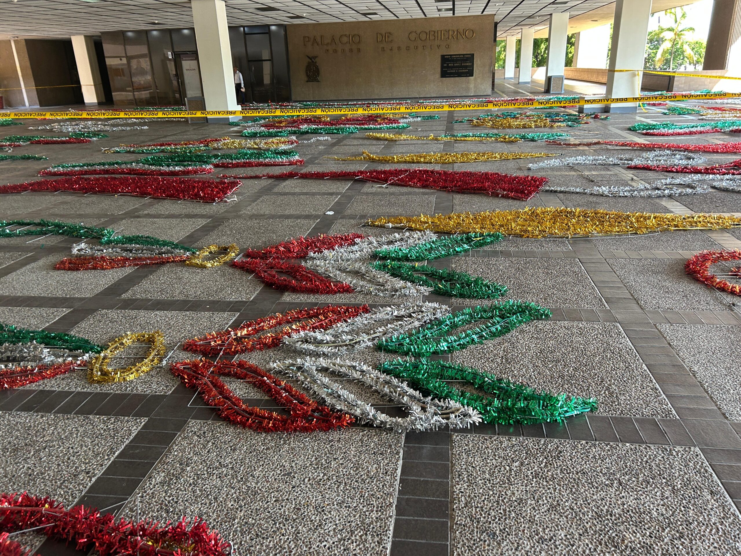Decoración para mes de septiembre Palacio de Gobierno