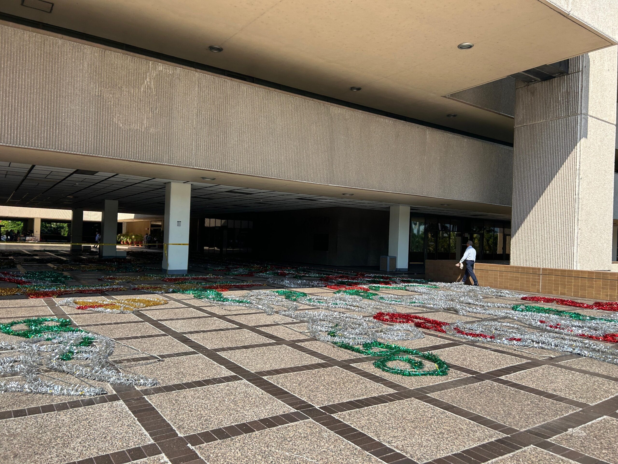 Decoración para mes de septiembre Palacio de Gobierno