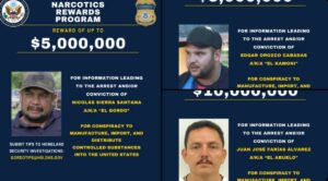 EUA ofrece millonaria recompensa por narcos mexicanos vinculados a cárteles unidos