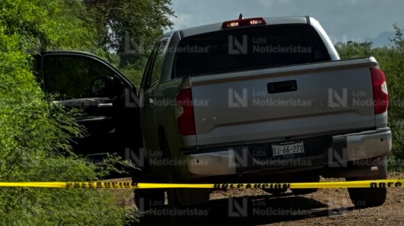 Encuentran ejecutado a balazos a hombre en una camioneta en El Alhuate, El Fuerte
