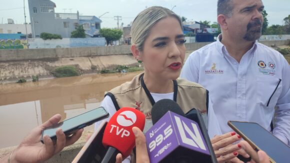 La expectativa era de 50 mm de lluvia el jueves pero Conagua informó de 118 mm en Mazatlán: Estrella Palacios