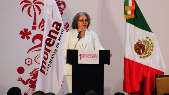 ‘De amor al pueblo’, con el sello Sheinbaum y AMLO, Graciela Domínguez rinde su Primer Informe Legislativo en Mazatlán