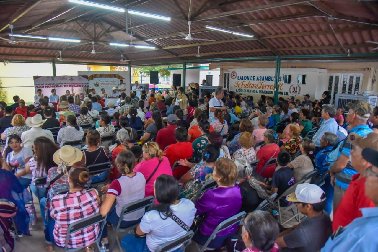 Inician los foros de consulta del Plan Municipal de Desarrollo Ahome 2025-2027