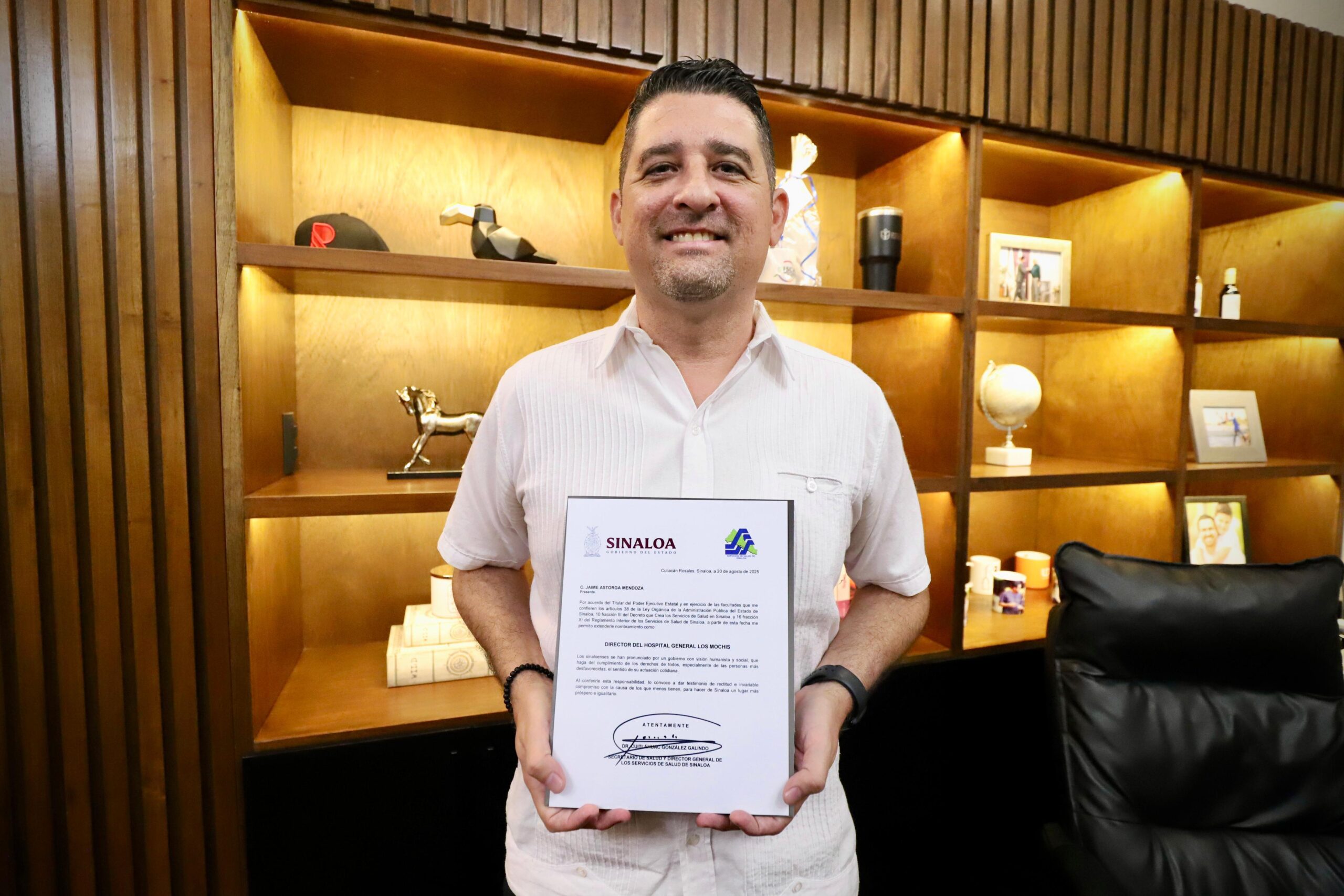 Jaime Astorga Mendoza nuevo director del Hospital General IMSS Bienestar de Los Mochis