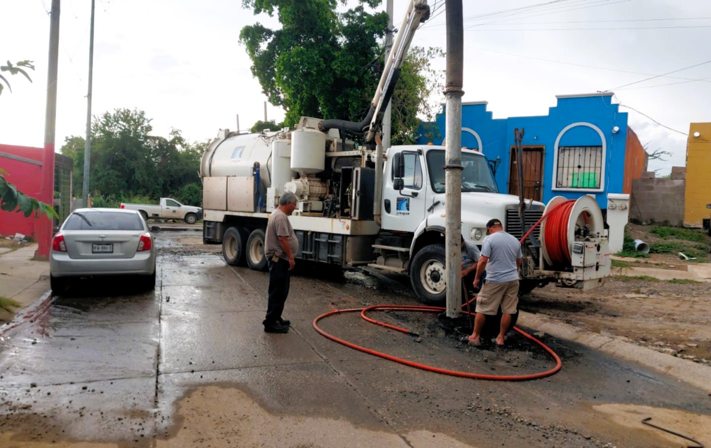 Jumapam realiza obras en Mazatlán