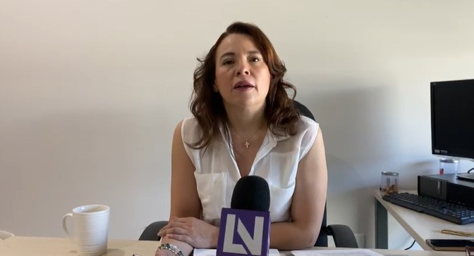 La presidente de Mexicanos Primero Sinaloa, Nuria González Elizalde
