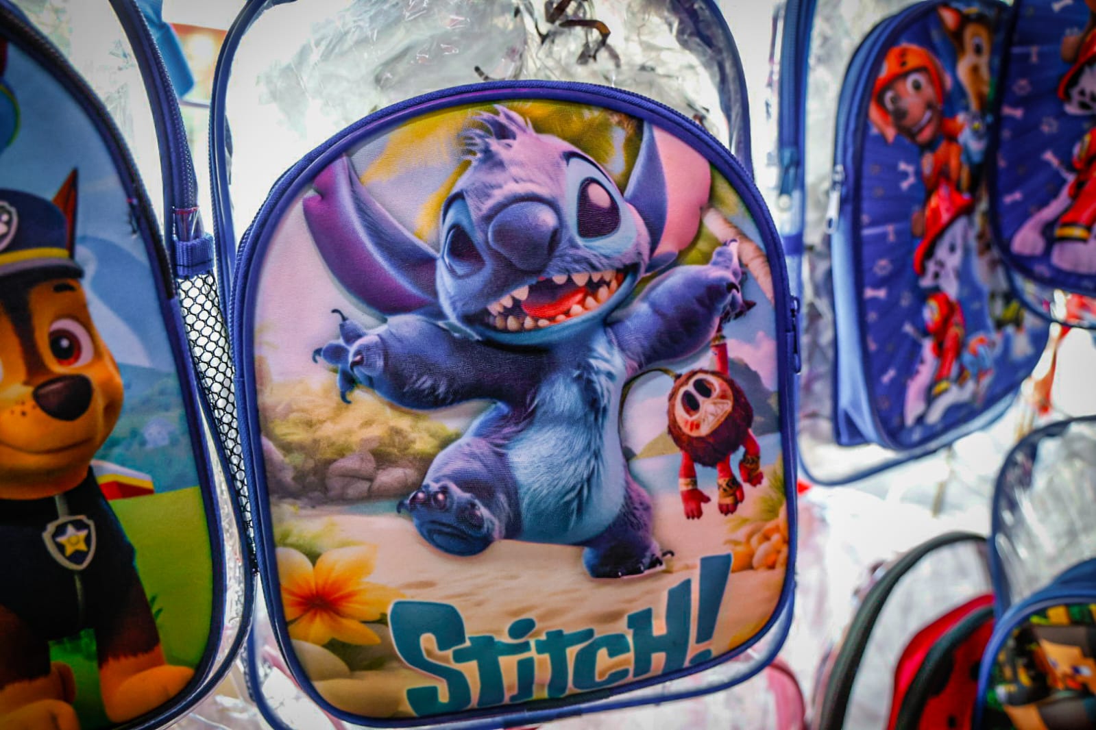 Los diseños y precios de las mochilas más buscadas en el Mercado Garmendia