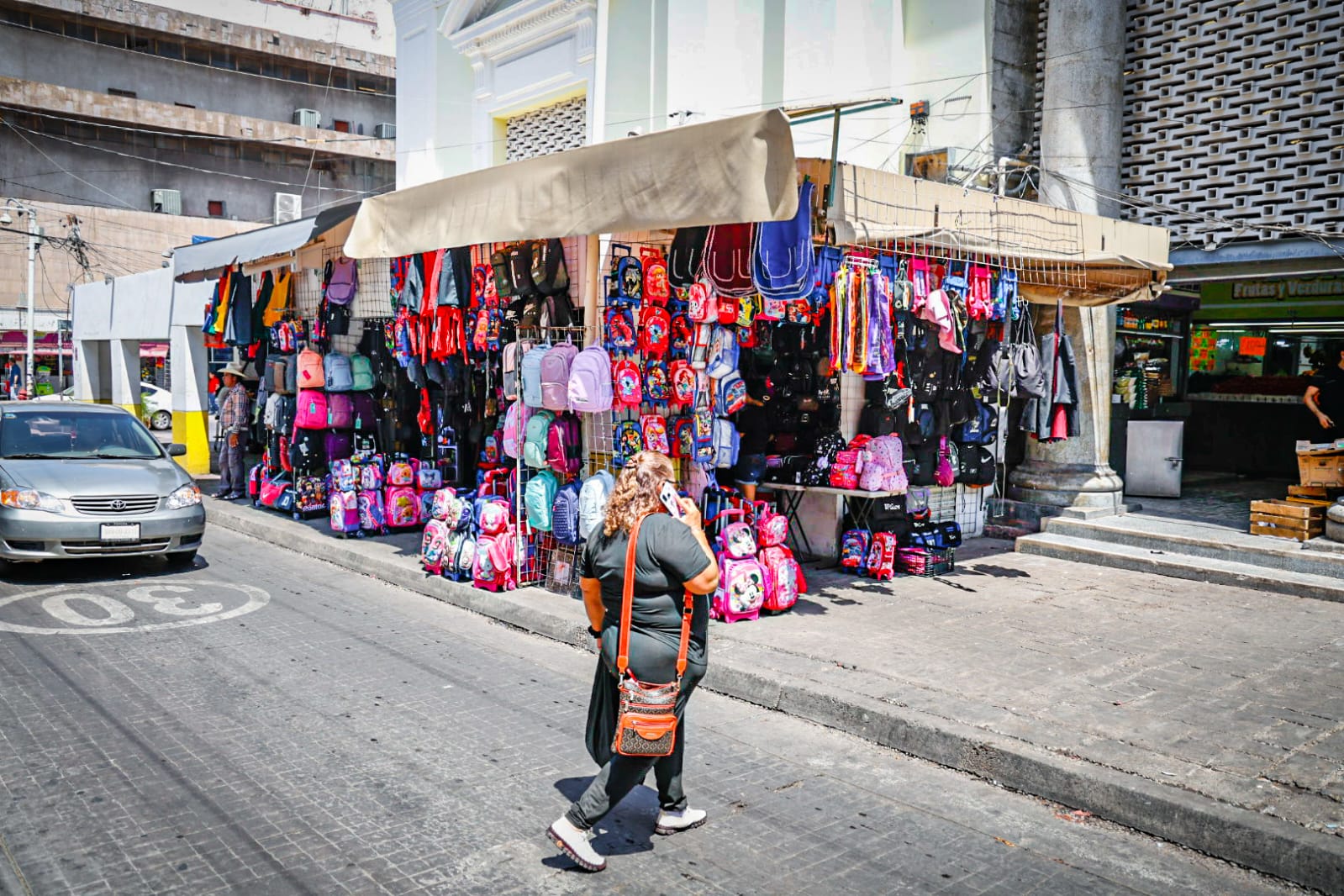 Los diseños y precios de las mochilas más buscadas en el Mercado Garmendia