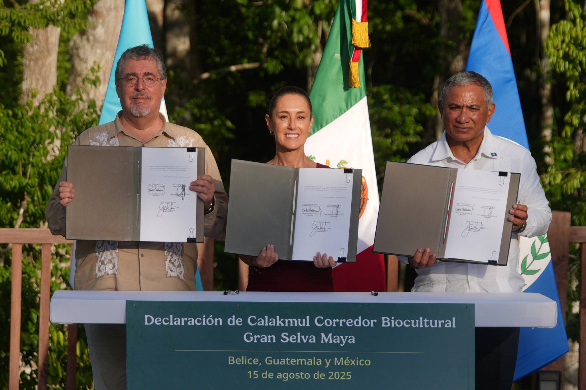 México, Guatemala y Belice crean el Corredor de la Gran Selva Maya