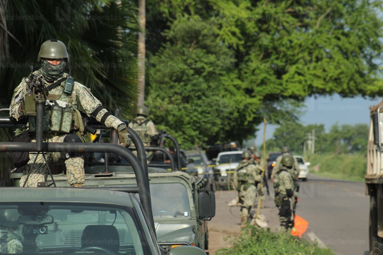 Militares en homicidio en Lo de Sauceda en Navolato