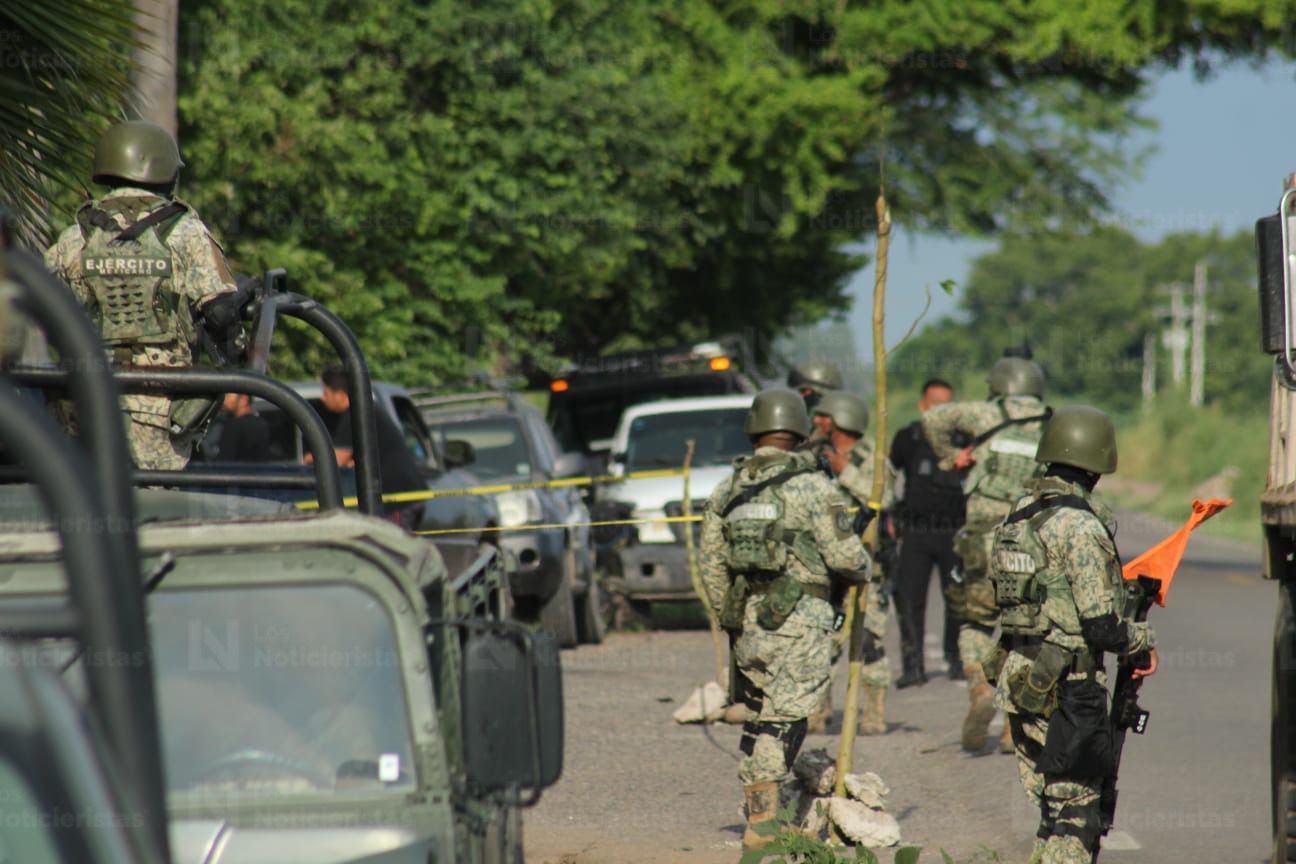Militares en homicidio en Lo de Sauceda en Navolato
