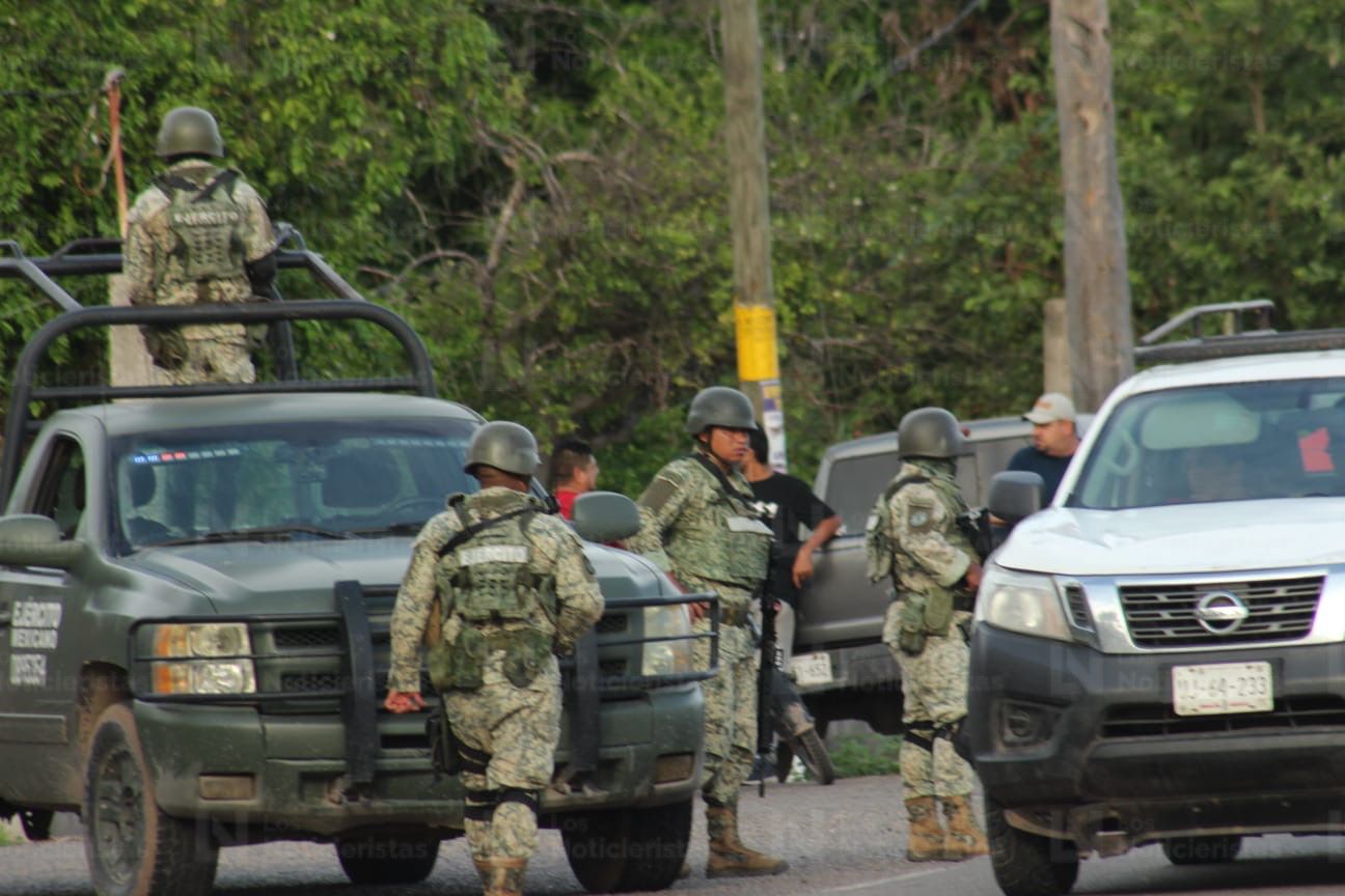 Militares en homicidio en Lo de Sauceda en Navolato