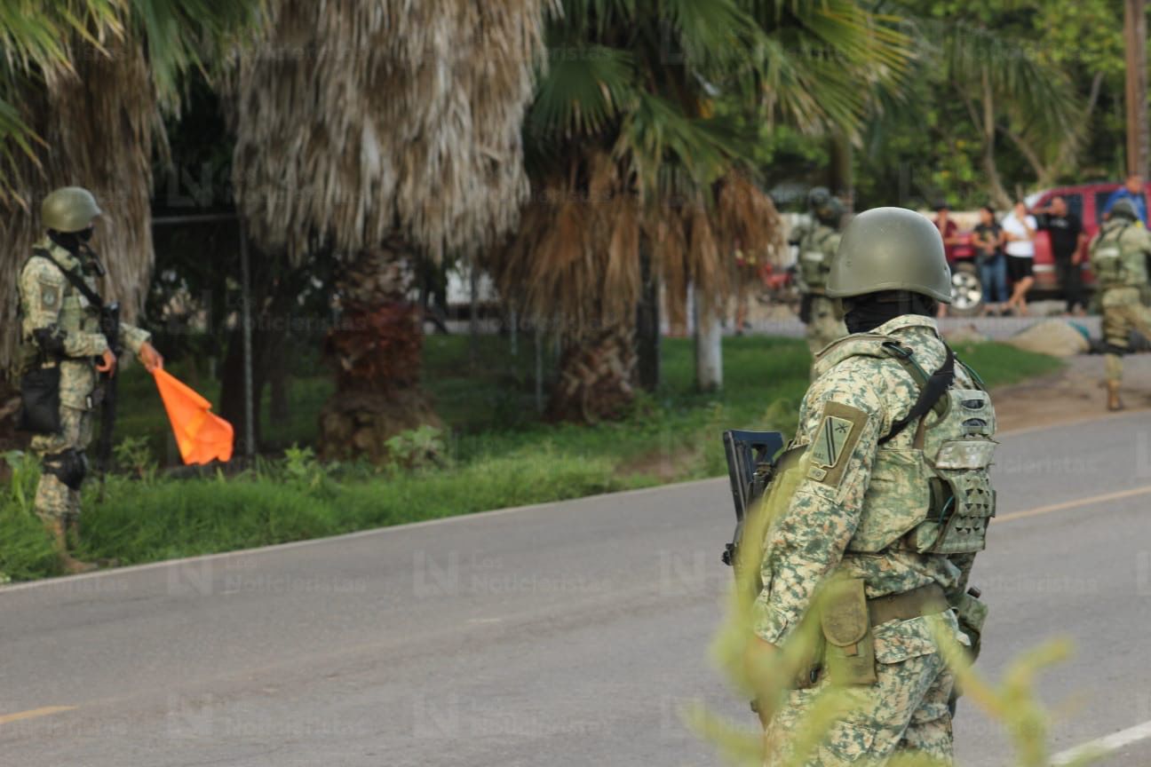 Militares en homicidio en Lo de Sauceda en Navolato