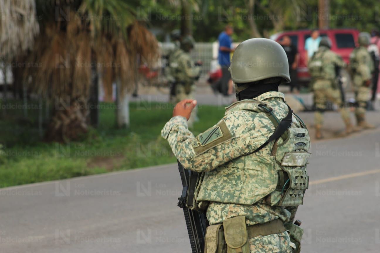 Militares en homicidio en Lo de Sauceda en Navolato