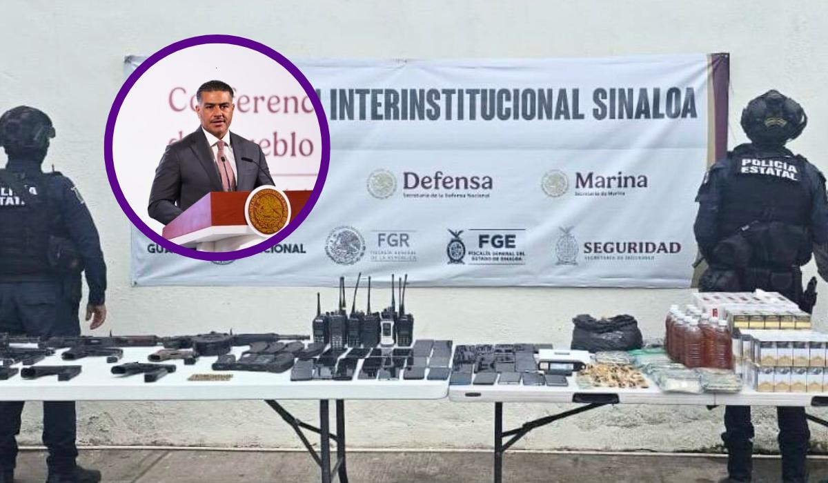 Omar García Harfuch destaca aseguramiento de celulares en penal de Culiacán