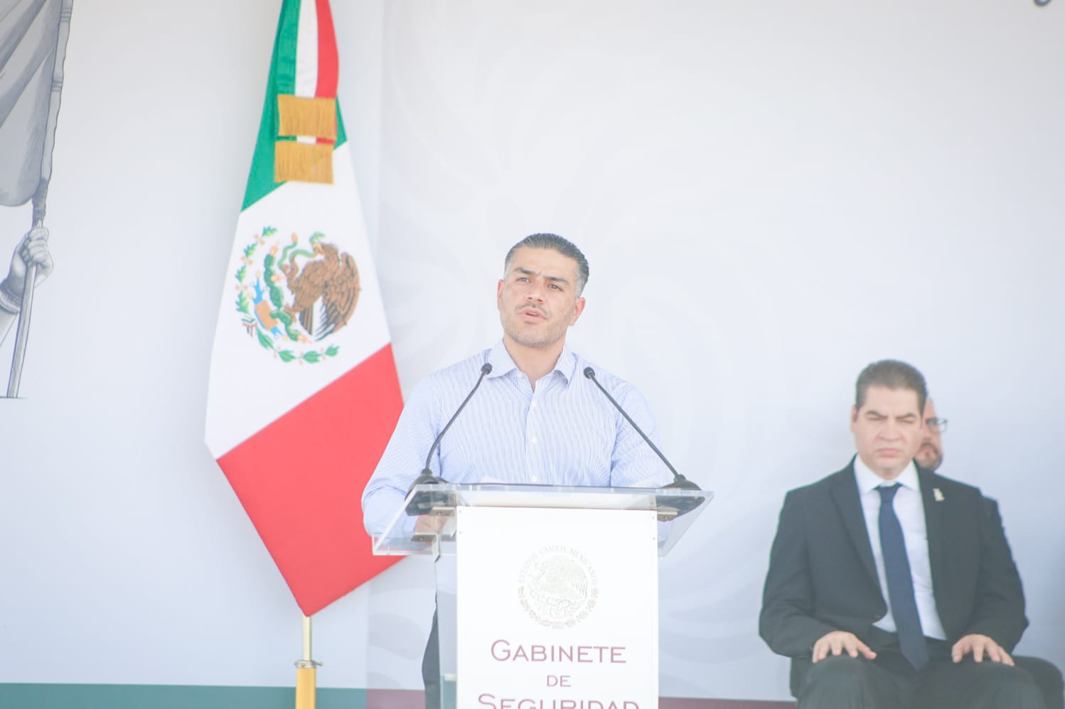 Omar García Harfuch en su tercer visita a Sinaloa
