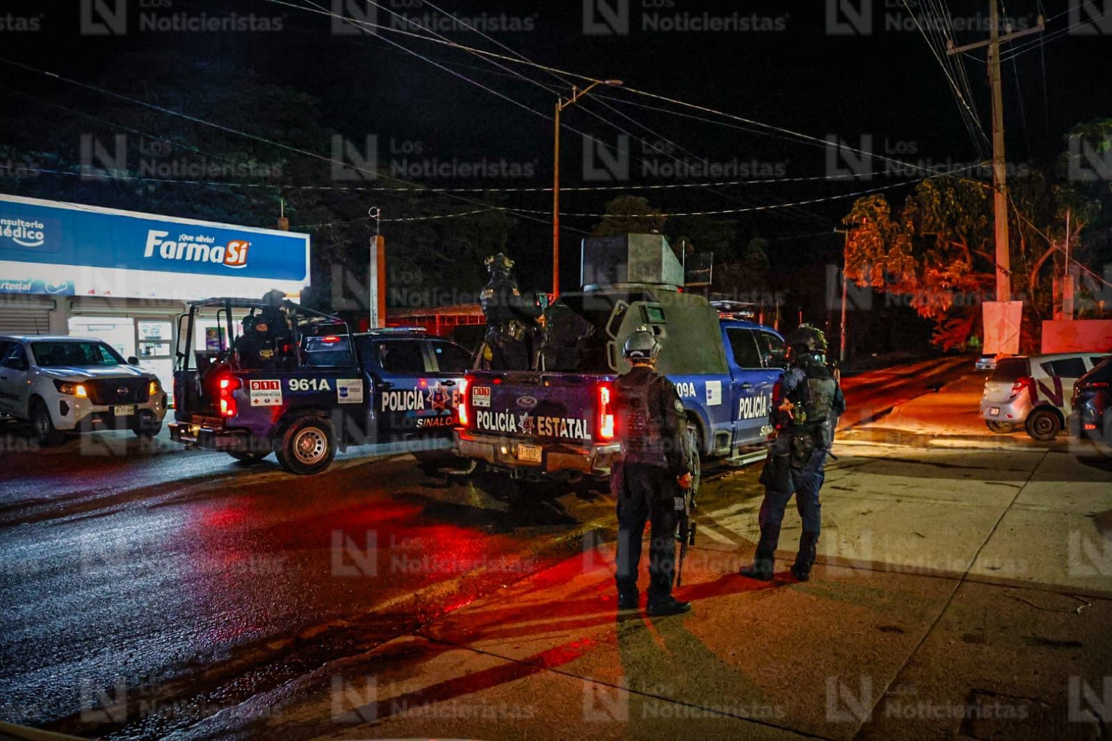 Operativo en Loma de Rodriguera en Culiacán