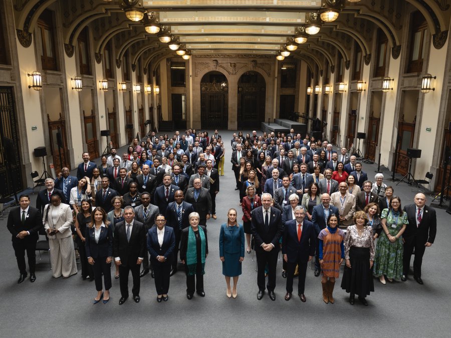 Presidenta Claudia Sheinbaum enbezó la Reunión Ministerial de América Latina y el Caribe para contribuir a la acción climática.