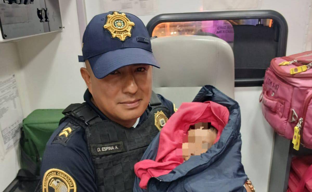 Rescate de bebé abandonado en calles de la alcaldía Miguel Hidalgo