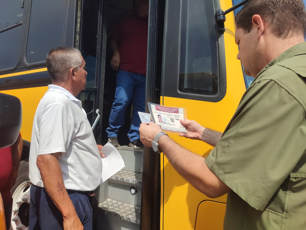 Revisiones al transporte escolar en Mazatlán