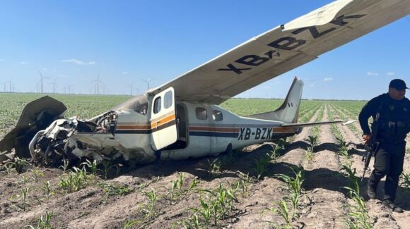 Se desploma avioneta en Tamaulipas: un muerto y dos heridos en accidente aéreo cerca de Reynosa