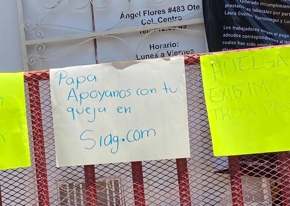 Trabajadores de Guarderia de CANIRAC suspenden labores por falta de pago