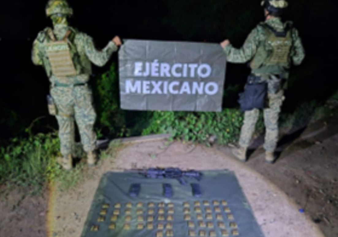 Una mochila con droga, un arma larga y municiones son asegurados en Eldorado