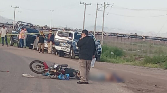 Adulto mayor pierde la vida en choque de motos en el municipio de Sinaloa
