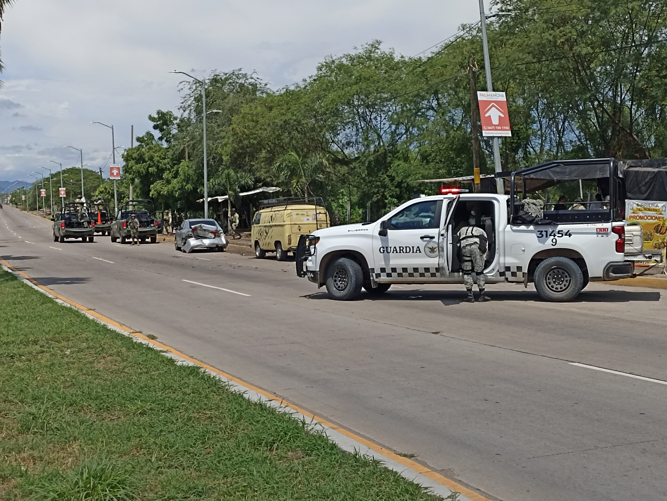 accidente de militares tras persecucion en culiacan sin