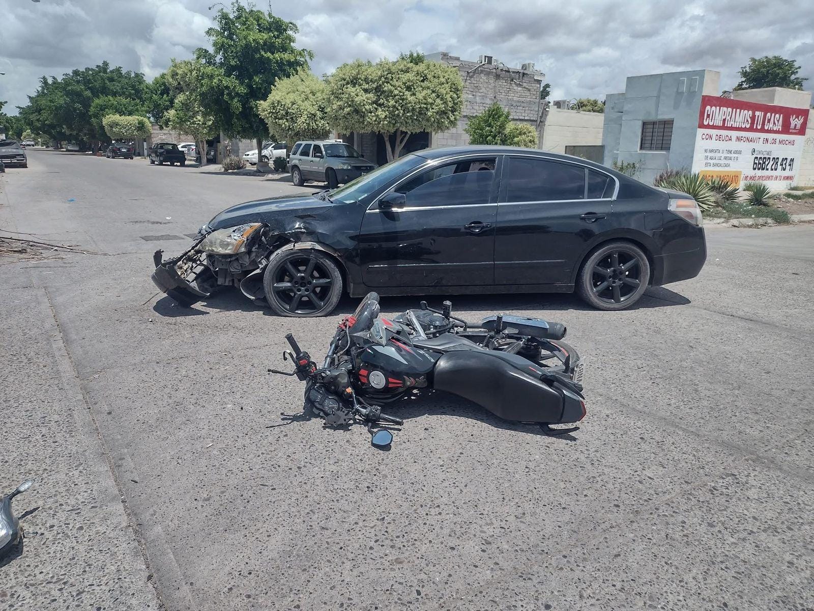 accidente de moto en las canteras los mochis