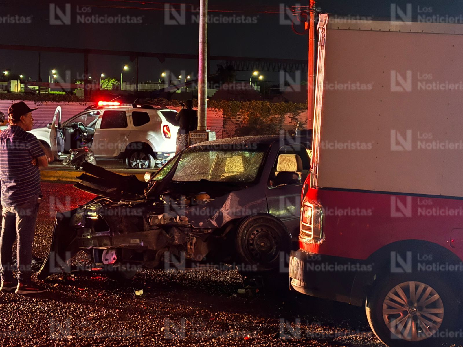 Accidente de tránsito deja dos heridos al sur de Culiacán