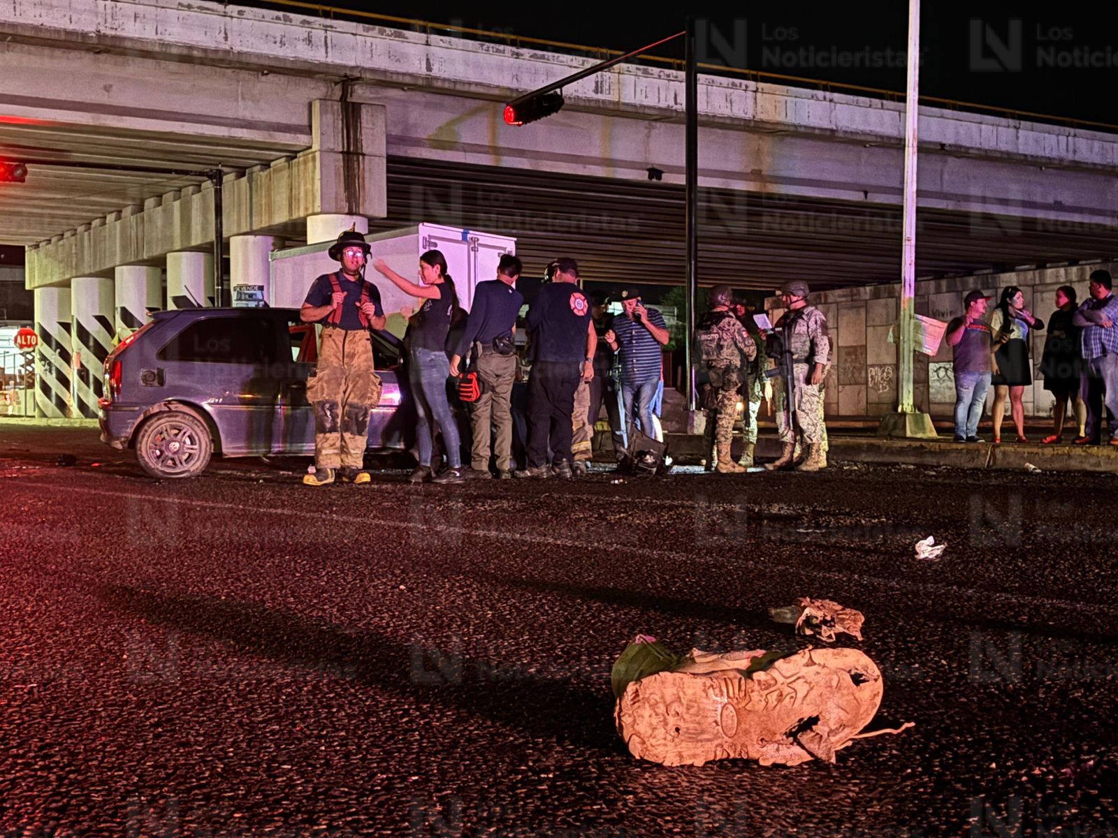 Accidente de tránsito deja dos heridos al sur de Culiacán