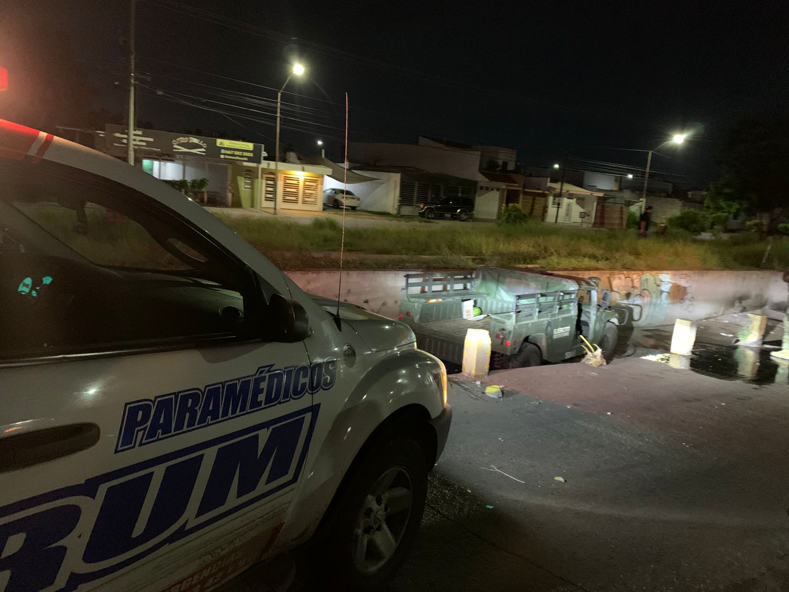 Militares se accidentan en sector Barrancos de Culiacán