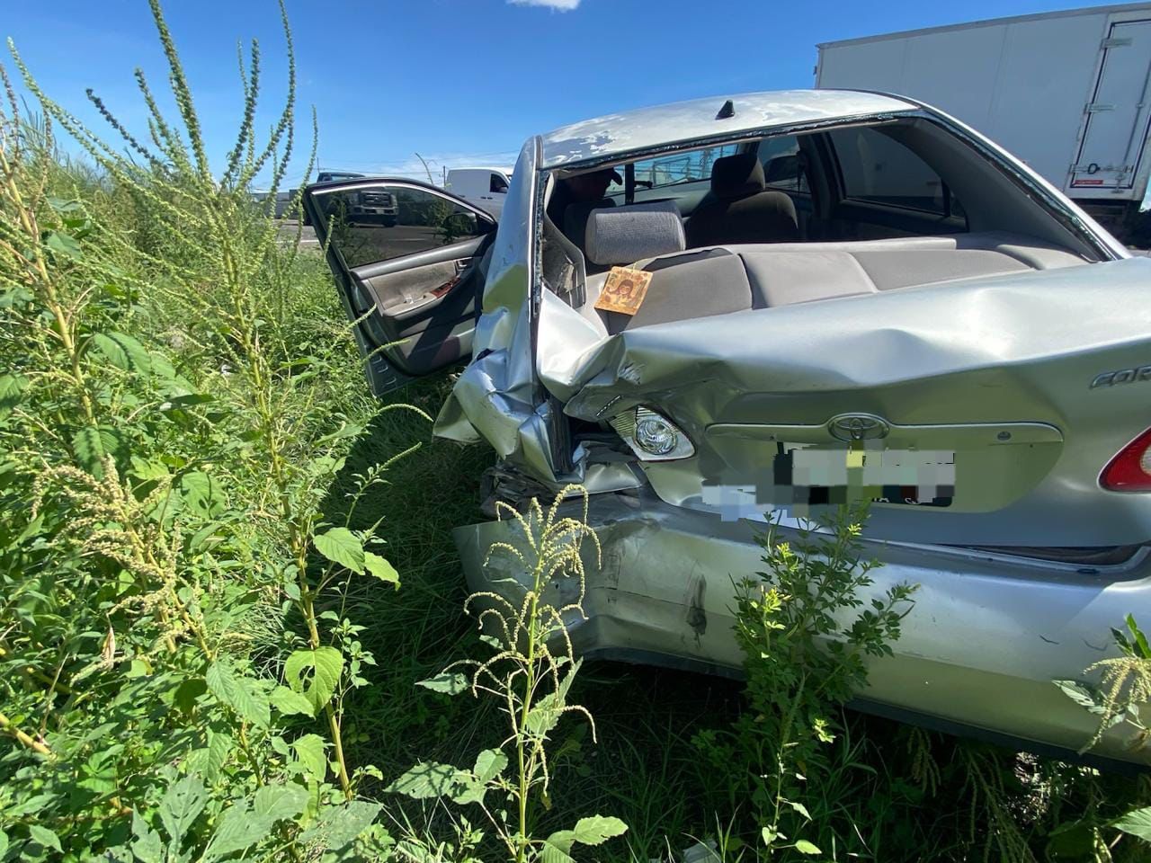 Accidente sobre la México 15, en Guasave